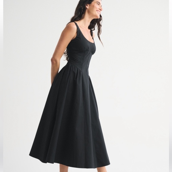 New! Abercrombie & fitch Dylan bra free midi dress - Picture 4 of 9